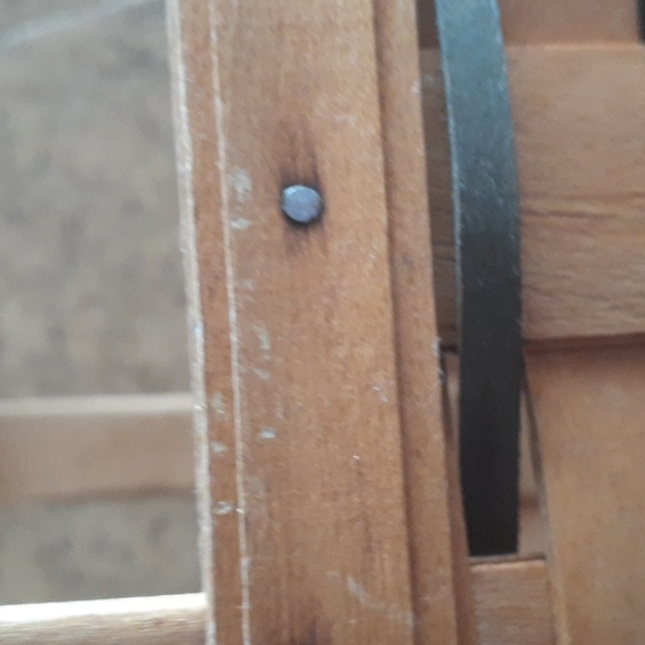 1997 Longaberger classic warm with green, heartland small chore basket. - Picture 11 of 14